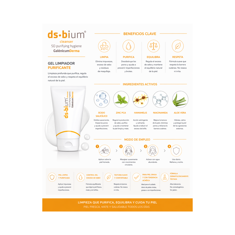 DSEBIUM Cleanser 100 ml | Limpiador facial purificante