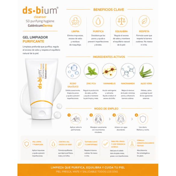 DSEBIUM Cleanser 100 ml | Limpiador facial purificante