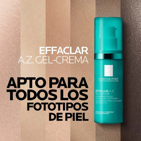 Effaclar A.Z. Gel Crema 40 ml | Tratamiento hidratante antiimperfecciones