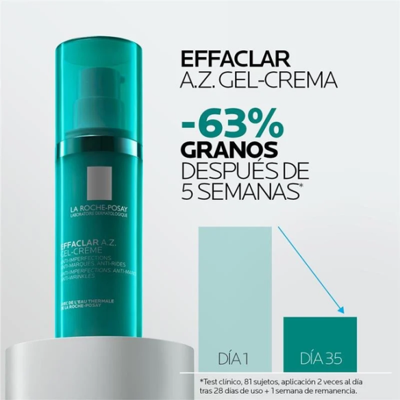 Effaclar A.Z. Gel Crema 40 ml | Tratamiento hidratante antiimperfecciones