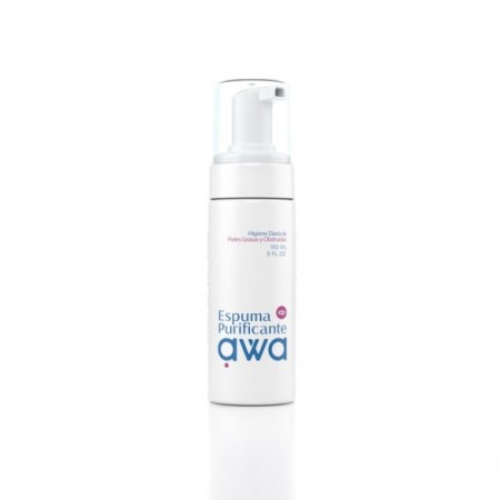 IDP AWA espuma purificante limpieza facial piel grasa acne 150ml