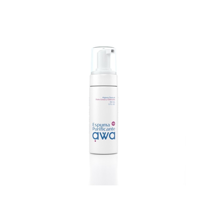 IDP AWA espuma purificante limpieza facial piel grasa acne 150ml
