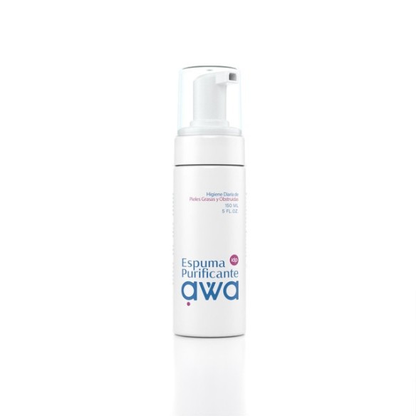 IDP AWA espuma purificante limpieza facial piel grasa acne 150ml