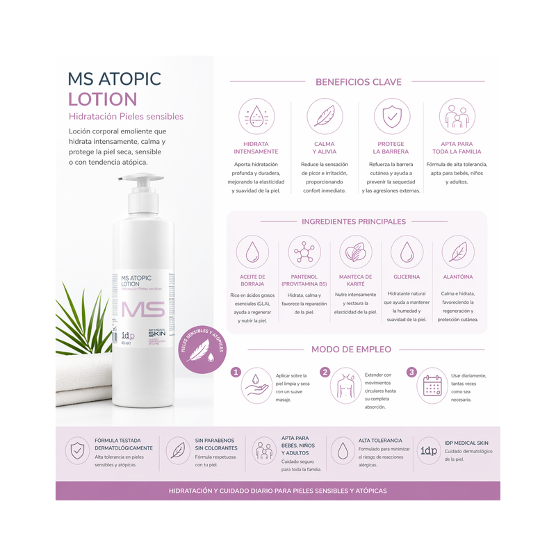 IDP MS Atopic lotion 400 ml
