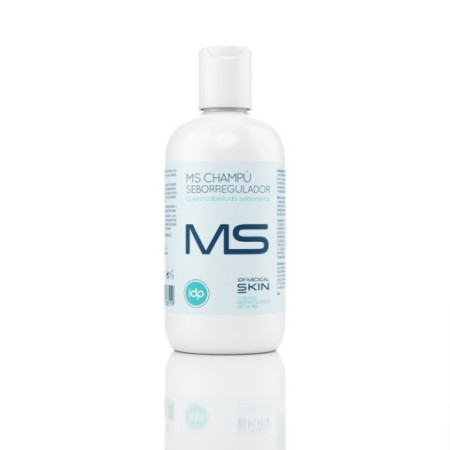 IDP MS champu seborregulador cabello graso control sebo cuero cabelludo