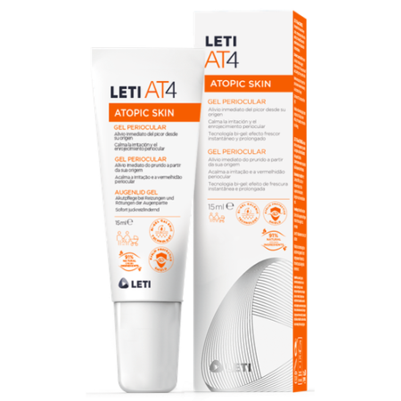 Leti AT4 gel periocular contorno ojos atopia hidratante calmante sensibilidad
