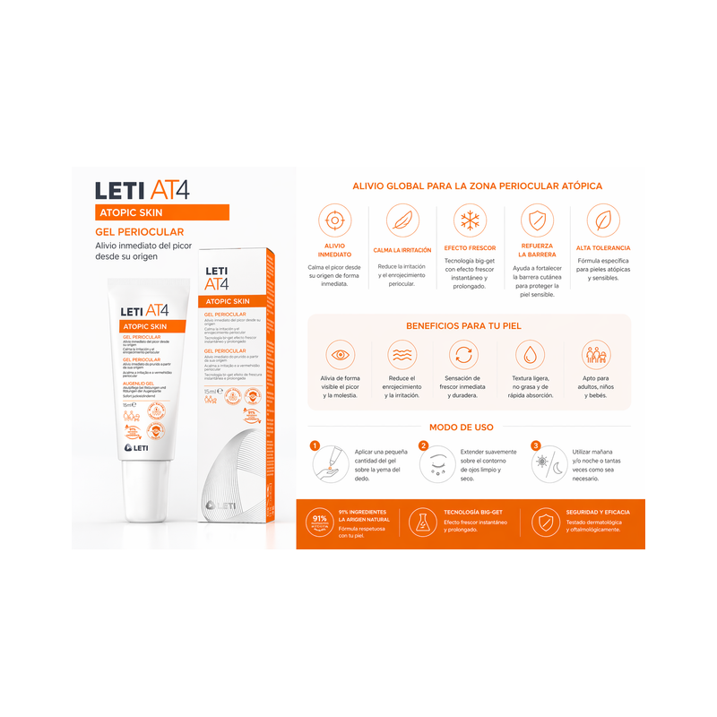 LETI AT4 GEL PERIOCULAR 15 ml