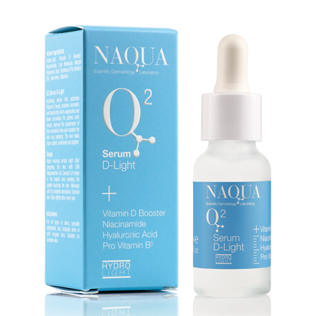 Q2 Serum D-Light + Vit D boost, Niacina, AH, Pro-Vit B5 20 ml 2