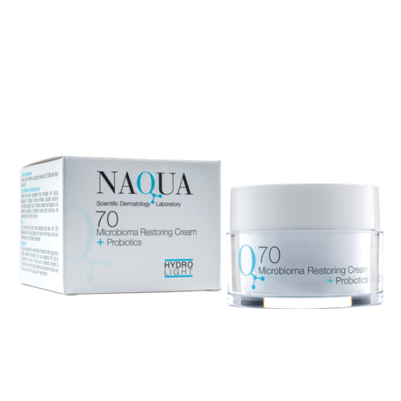 Q70 Microbiome Restoring Cream + Probióticos 50 ml
