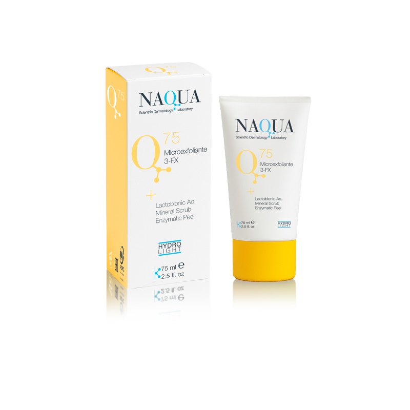 q75 microexfoliante triple accion acido lactobionico naqua