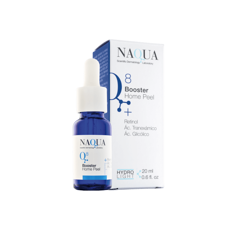 q8 home peel booster retinol glicolico tratamiento exfoliante acne piel grasa