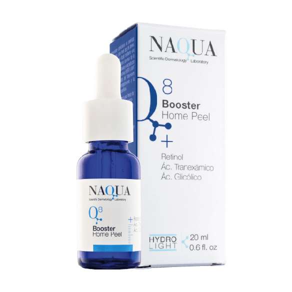 q8 home peel booster retinol glicolico tratamiento exfoliante acne piel grasa