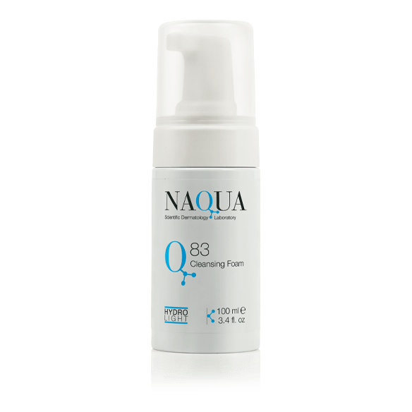 q83 cleansing foam espuma limpiadora facial piel sensible