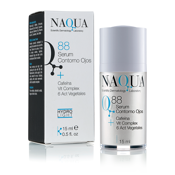 q88 serum contorno de ojos cafeina anti ojeras 15 ml