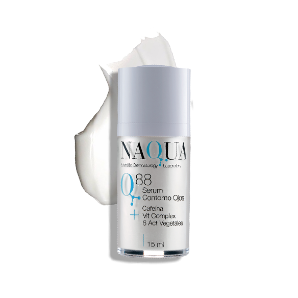 Q88 Serum Contorno de Ojos + Cafeína, Ceramidas, 6 act. Vegetales 15 ml
