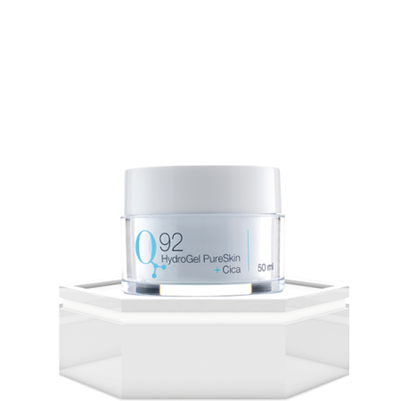q92 hydrogel pureskin cica hidratante piel grasa acne 50 ml