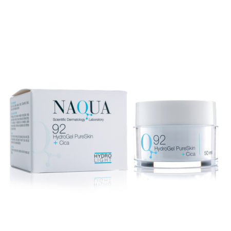 q92 hydrogel pureskin cica hidratante piel grasa acne 50 ml 2