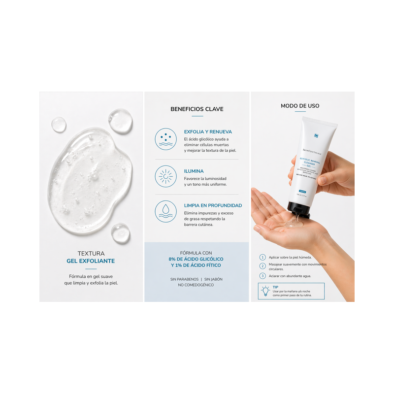 SKINCEUTICALS Glycolic Renewal Cleanser Gel 150 ml