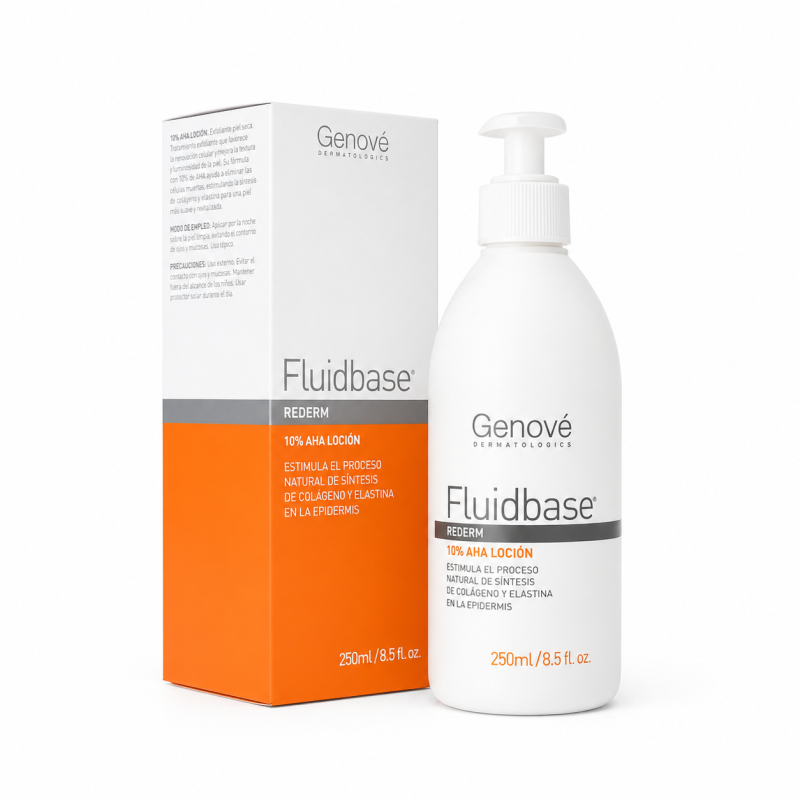 Fluidbase Rederm Loción 10% AHA 250 ml | Loción Corporal Renovadora