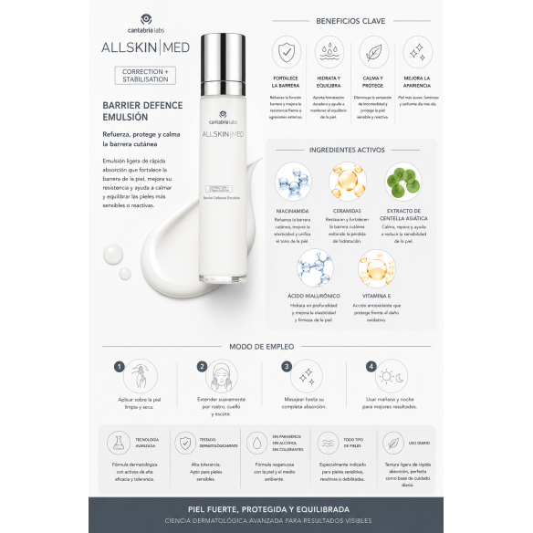 ALLSKINMED Barrier Defence Emulsion 50 ml