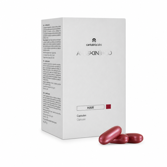 ALLSKINMED Cápsulas Capilares Fortificante Anticaída 60 cápsulas