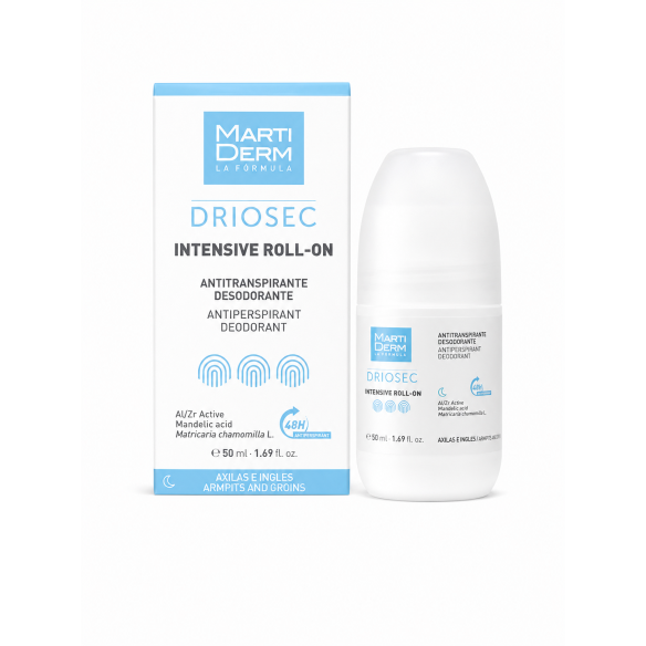 Driosec Intensive Roll-On 50 ml | Antitranspirante MartiDerm