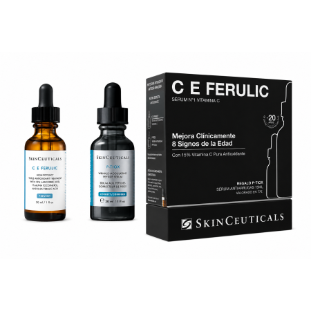 Cofre C E Ferulic + P-TIOX | SkinCeuticals Antioxidante y Antiedad