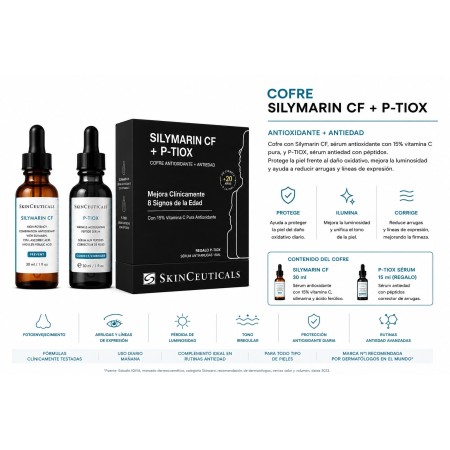 Cofre C E Ferulic / Silymarin CF + P-TIOX | Antioxidante 2