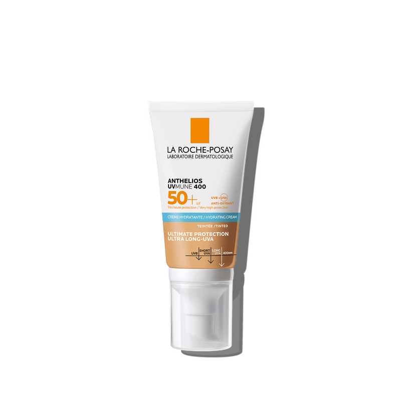 anthelios uvmune 400 crema hidratante spf50 con color 50 ml