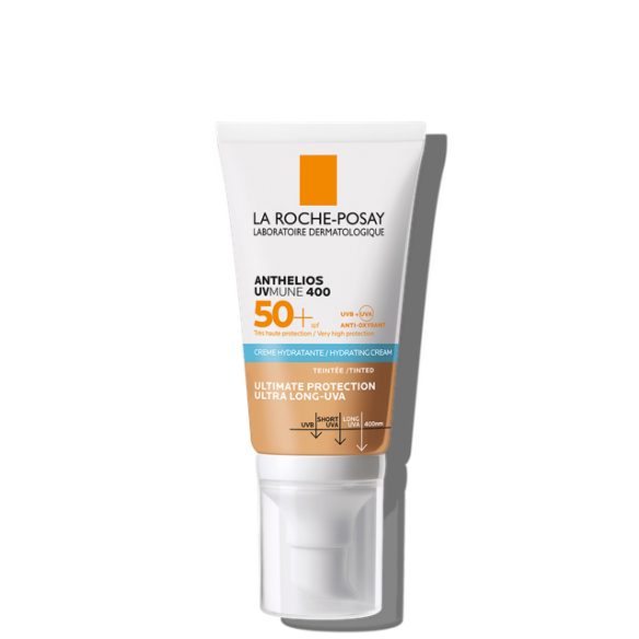 anthelios uvmune 400 crema hidratante spf50 con color 50 ml
