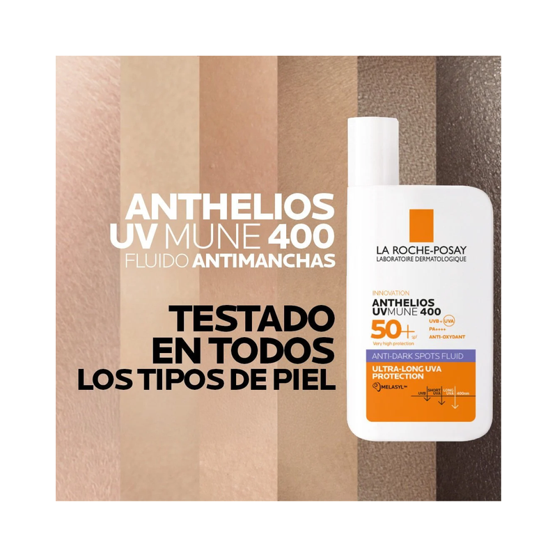 ANTHELIOS UVMUNE 400 FLUIDO ANTIMANCHAS SPF50+ 50ml